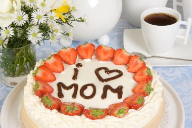 Mother's day cake clipart