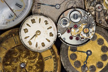 Antique watches clipart