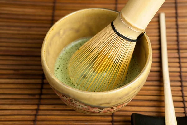 Tea whisk closeup — Stock Photo, Image