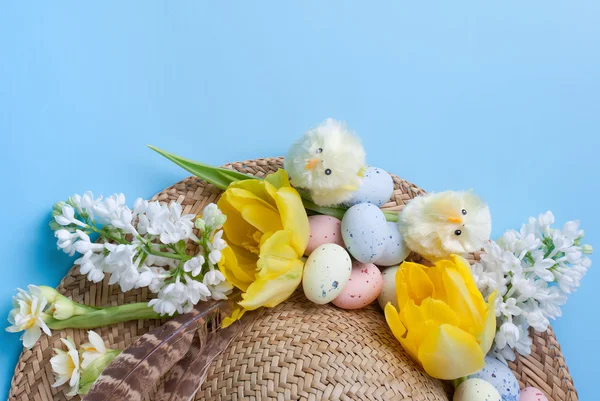 Merry easter hat — Stock Photo, Image