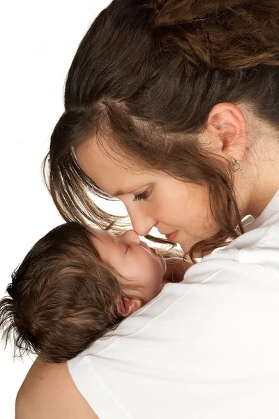 Zärtliche Mutter und Baby — Stockfoto
