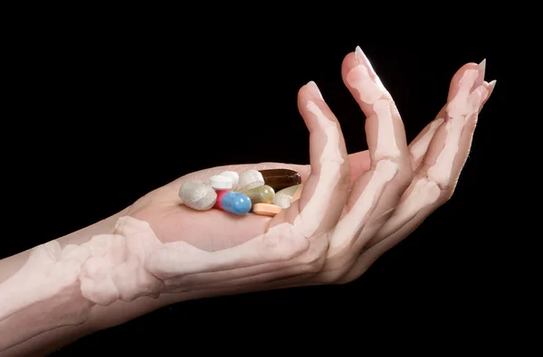 Muitos comprimidos — Fotografia de Stock