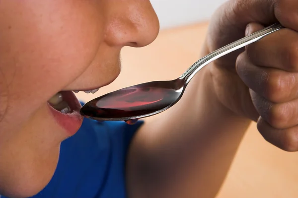 Cough syrup — Stock Photo, Image