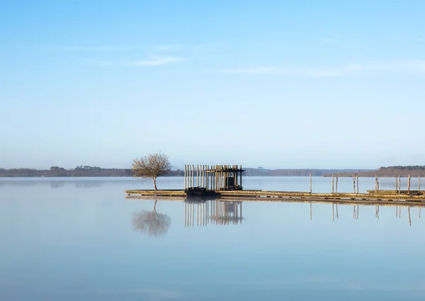 Beleza zen em um lago — Fotografia de Stock