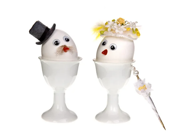 Egg couple — Stock Photo, Image