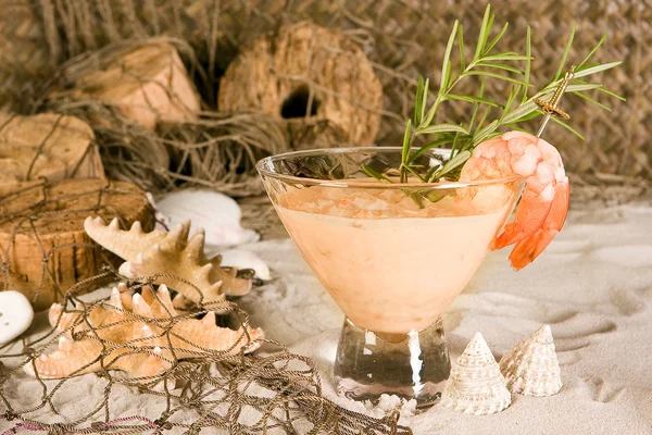 Seafood cocktail — Stock Photo, Image