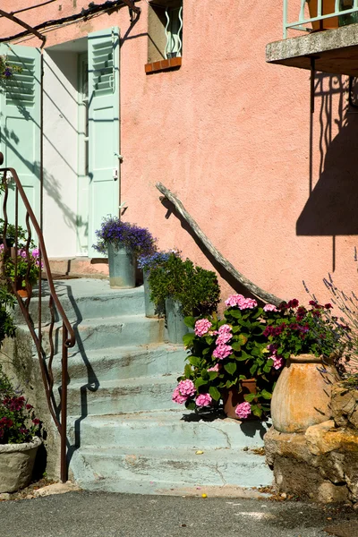 Pink provence house — Stock Photo, Image