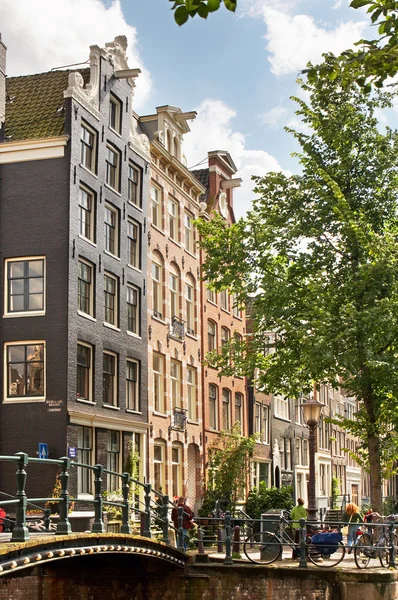 Amsterdam-kanaler – stockfoto