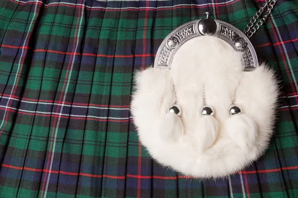 苏格兰短裙和毛皮 — 图库照片