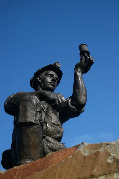 Madenci heykeli — Stok fotoğraf