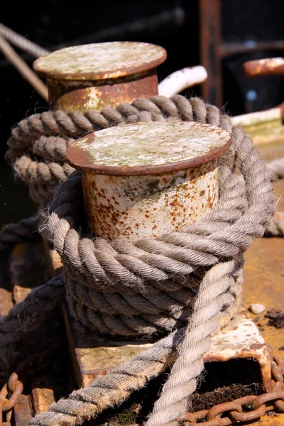 stock image Old Rusted Capstans