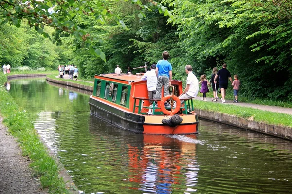 Barco de canal — Fotografia de Stock