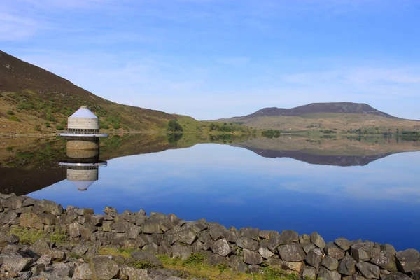 Llynn Noble reservoir — Stockfoto