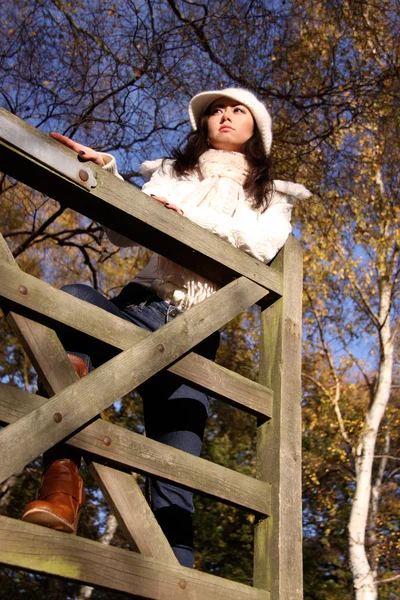 Autumn Girl — Stock Photo, Image