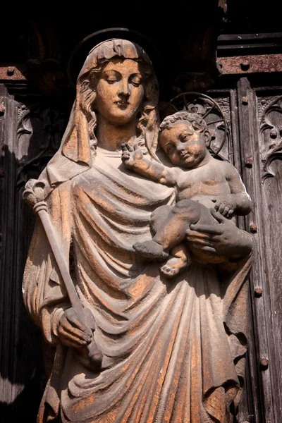 Maryi i Jezusa dziecka — Zdjęcie stockowe