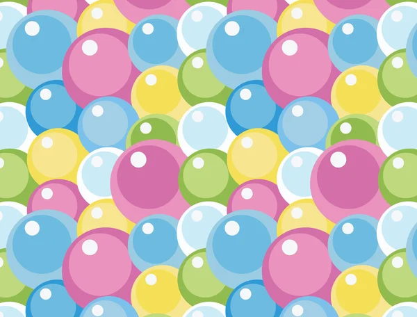 Burbujas de colores ornamentales sin costura de fondo — Archivo Imágenes Vectoriales