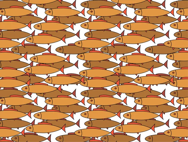 Wzór z ryby — Wektor stockowy