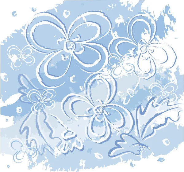 stock vector Winter flowers