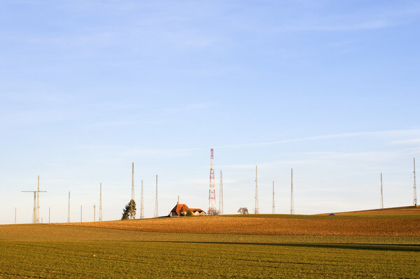 Surrounded by radio waves