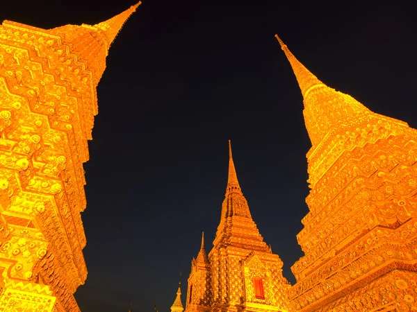 Wat Pho di notte — Foto Stock