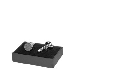 Silver Cuff Links clipart