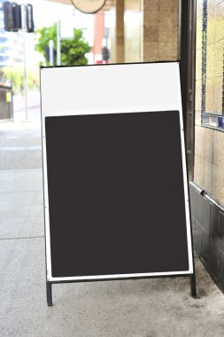 A-frame sandwich board clipart