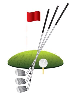 Golf Clubs clipart