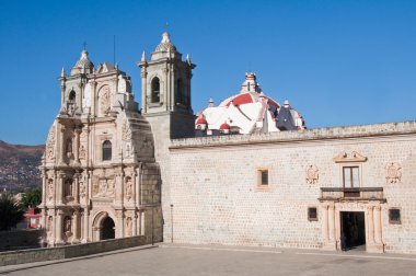 Church of La Soledad, Oaxaca (Mexico) clipart