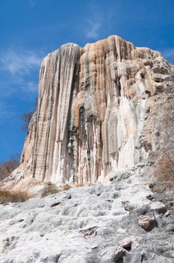 Hierve el Agua, Petrified Waterfall in Oaxaca (Mexico) clipart