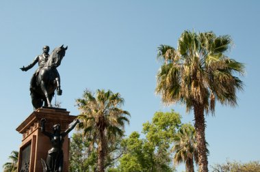 Morelos statue, Morelia (Mexico) clipart