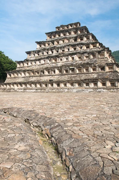 Pirâmide dos Nichos, El Tajin (México ) — Fotografia de Stock
