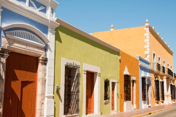 Koloniale architectuur in Campeche (Mexico) — Stockfoto