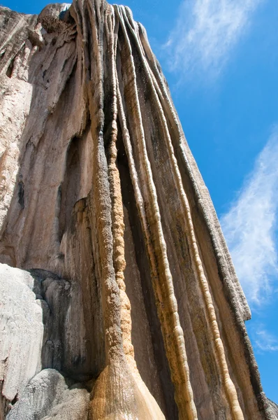 Hierve el agua，石化的瀑布，在瓦哈卡 （墨西哥) — 图库照片