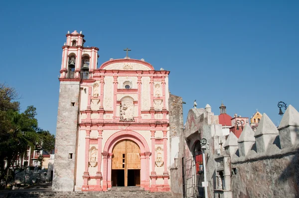 Kapel van de derde orde van Sint Franciscus, cuernavaca (mexico) — Stockfoto
