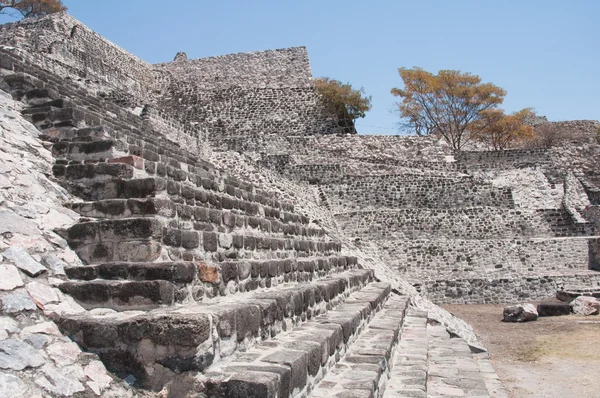 Arkeologiska platsen i xochicalco Mexiko — Stockfoto