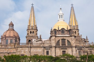 Guadalajara cathedral, Jalisco (Mexico) clipart