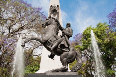 Morelos statue, Guadalajara (Mexico) clipart