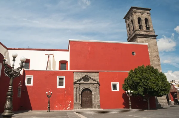 Kościół santo domingo, puebla (Meksyk) — Zdjęcie stockowe