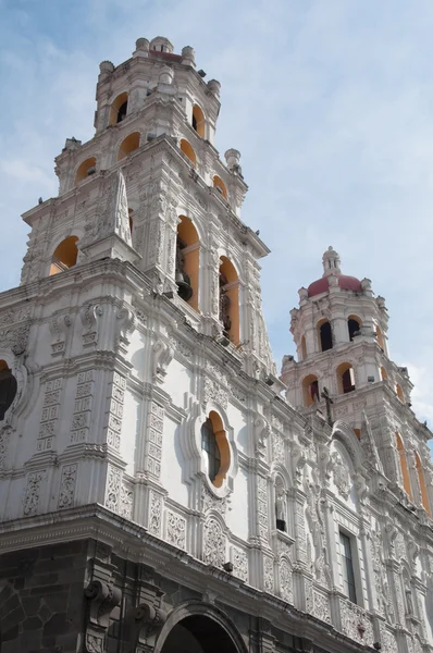 Jesuit church of La Compañia, Puebla (Mexico) — Stockfoto