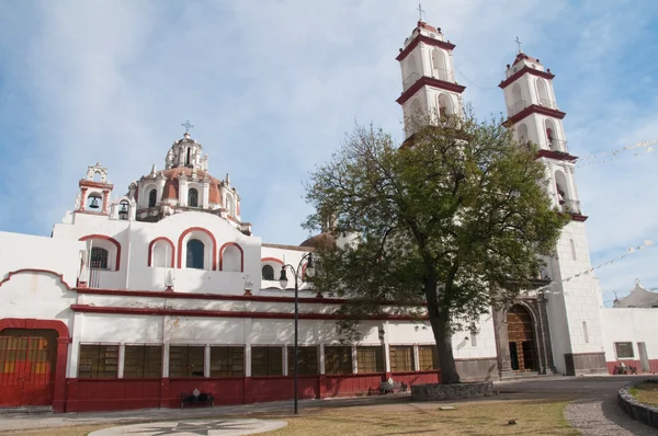 Igreja de Santo Anjo Custódio, Analco (Puebla-México ) — Fotografia de Stock