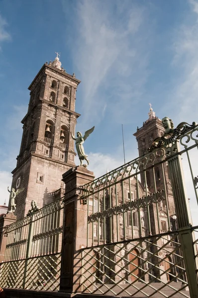 Kathedraal van Puebla, mexico — Stockfoto