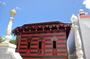 Ancient firehouse in Ponce, Puerto Rico clipart