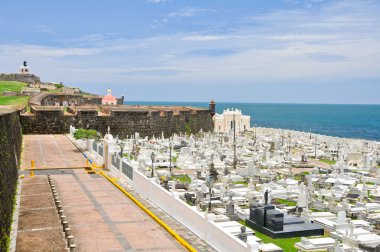 Santa maria magdalena mezarlığı, eski san juan, puerto rico