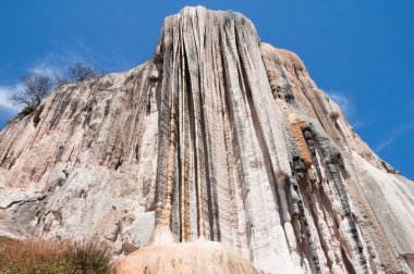 Hierve el Agua, Petrified Waterfall in Oaxaca (Mexico) clipart