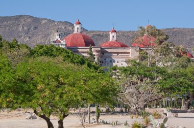 Church of Saint Paul in Mitla (Mexico) clipart