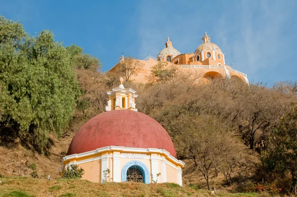 "Santuario de los remedios", Cholula, Puebla (Mexico) — Stock Photo, Image