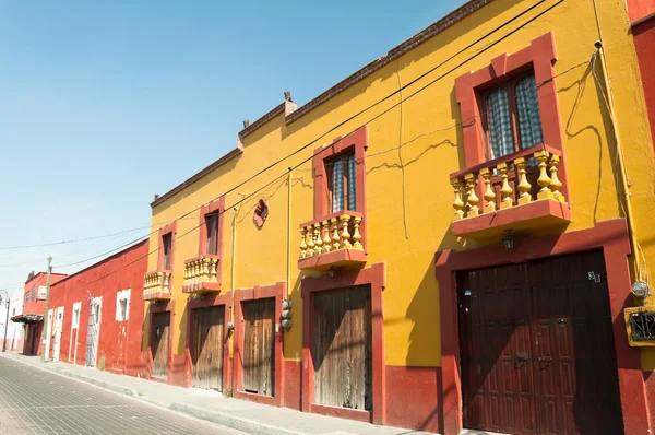 Colonial architecture in Cholula, Puebla (Mexico) — Stock Photo, Image