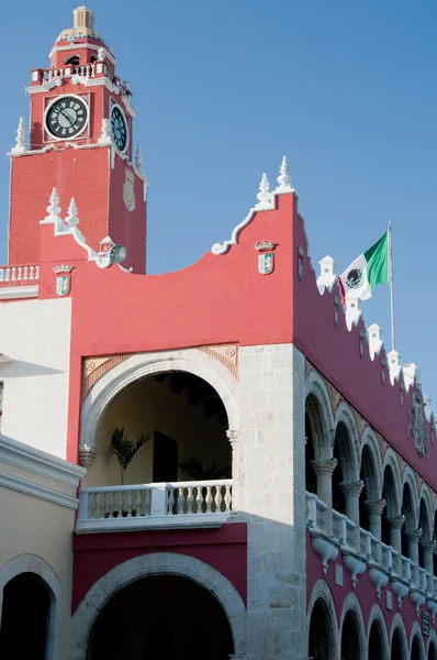 Stadshuset av merica, yucatan mexico — Stockfoto