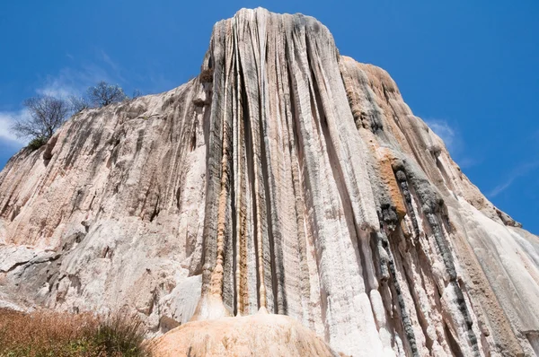 Hierve el agua，石化的瀑布，在瓦哈卡 （墨西哥) — 图库照片
