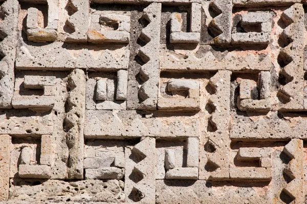 Glyph nel sito archeologico di Mitla, Oaxaca (Messico ) — Foto Stock
